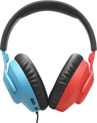 JBL Quantum 100N Gamer Fejhallgató Vezetékes Memóriahabos Mikrofon Nélkül - blue / red, 44J US 6