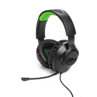 Herné slúchadlá JBL Quantum 100X – Káblové 3,5 mm jack – Odnímateľný mikrofón na ramienku – Kompatibilné s Xbox a inými platformami – Čierna/zelená 1