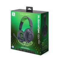 Herné slúchadlá JBL Quantum 100X – Káblové 3,5 mm jack – Odnímateľný mikrofón na ramienku – Kompatibilné s Xbox a inými platformami – Čierna/zelená 6