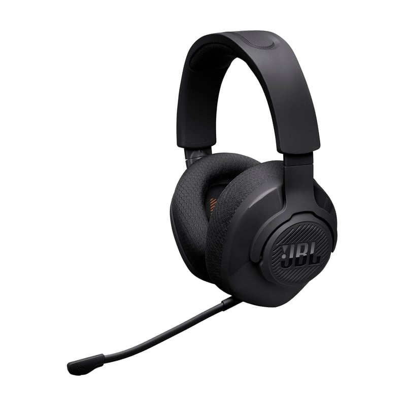 Căști de gaming JBL Quantum 360 Wireless, 2.4GHz/Bluetooth, microfon detașabil - negru