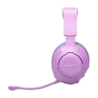 Herné slúchadlá JBL Quantum 360 Wireless, 2,4 GHz/Bluetooth duálne bezdrôtové pripojenie, 22-hodinová výdrž batérie, odnímateľný mikrofón, multiplatformové, fialové 4
