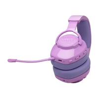Herné slúchadlá JBL Quantum 360 Wireless, 2,4 GHz/Bluetooth duálne bezdrôtové pripojenie, 22-hodinová výdrž batérie, odnímateľný mikrofón, multiplatformové, fialové 3