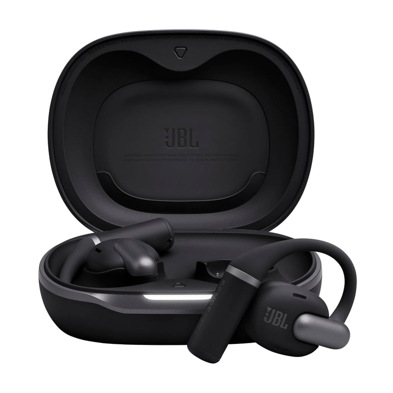 Bezdrôtové slúchadlá s otvorenou konštrukciou JBL Sense Pro, čierne – Bluetooth slúchadlá typu open-ear
