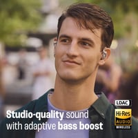 Bezdrôtové slúchadlá s otvorenou konštrukciou JBL Sense Pro, čierne – Bluetooth slúchadlá typu open-ear 5