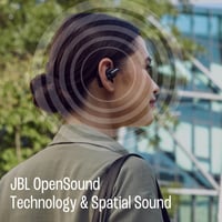 Bezdrôtové slúchadlá s otvorenou konštrukciou JBL Sense Pro, čierne – Bluetooth slúchadlá typu open-ear 4