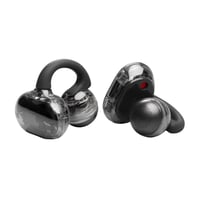 Otvorené slúchadlá JBL Soundgear Clips, Ghost Black – dizajn SonicArc, 32 hodín prehrávania, 4 mikrofóny, odolnosť voči vode a prachu IP54, OpenSound 6