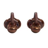 Otvorené slúchadlá JBL Soundgear Clips, farba Ghost Copper, dizajn SonicArc, 32 hodín prehrávania, odolnosť voči vode IP54, 4 mikrofóny, technológia OpenSound 8
