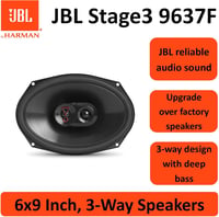 JBL Stage3 9637F 3-utas autó hangszóró szett 375W 6x9 inch ovális 8