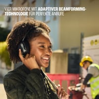 Căști wireless Bluetooth JBL Tour One M3 - Anulare adaptivă a zgomotului (True Adaptive), 70 de ore de redare, sunet Spatial 360, USB-C, negru 6