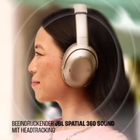 Căști wireless Bluetooth JBL Tour One M3 - Anulare adaptivă a zgomotului (True Adaptive), 70 de ore de redare, sunet Spatial 360, USB-C, negru 5