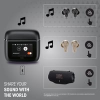 Bezdrôtové slúchadlá JBL Tour Pro 3 s potlačením hluku, zelené – Bluetooth 5.3, 40-hodinová výdrž batérie, inteligentné nabíjacie puzdro, zvuk JBL Spatial 360 4