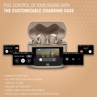 Bezdrôtové slúchadlá JBL Tour Pro 3 s potlačením hluku, zelené – Bluetooth 5.3, 40-hodinová výdrž batérie, inteligentné nabíjacie puzdro, zvuk JBL Spatial 360 3