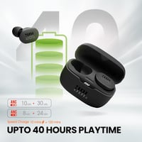 Bezdrôtové slúchadlá JBL Tune 130 NC TWS s Bluetooth, potlačením hluku, vodotesné, Pure Bass, výdrž batérie 40 hodín, čierne 8
