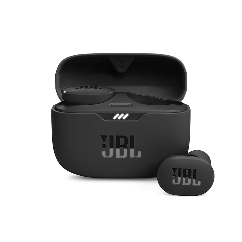 Bezdrôtové slúchadlá JBL Tune 130 NC TWS s Bluetooth, potlačením hluku, vodotesné, Pure Bass, výdrž batérie 40 hodín, čierne