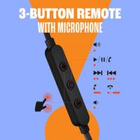 Káblové slúchadlá JBL Tune 305C v čiernej farbe s USB-C konektorom, mikrofónom a zvukom Pure Bass 2