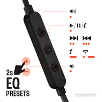 Káblové slúchadlá JBL Tune 305C v čiernej farbe s USB-C konektorom, mikrofónom a zvukom Pure Bass 3