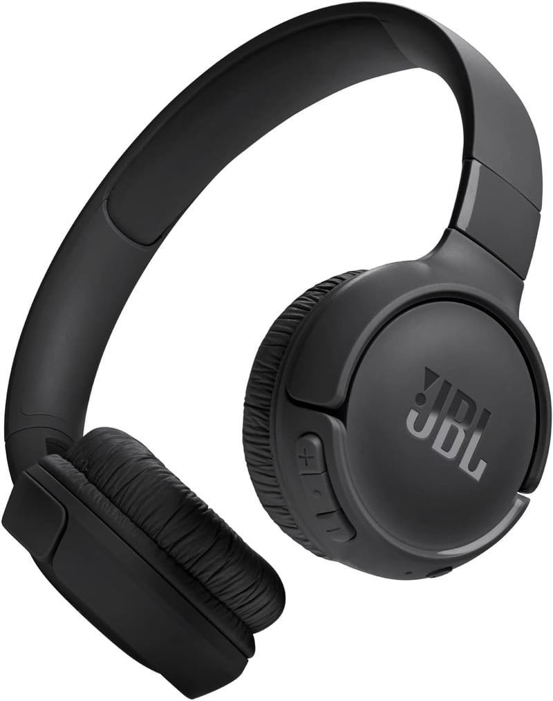 JBL Tune 520 BT Bluetooth fejhallgató, összecsukható, 57 órás akkumulátor, fekete - black