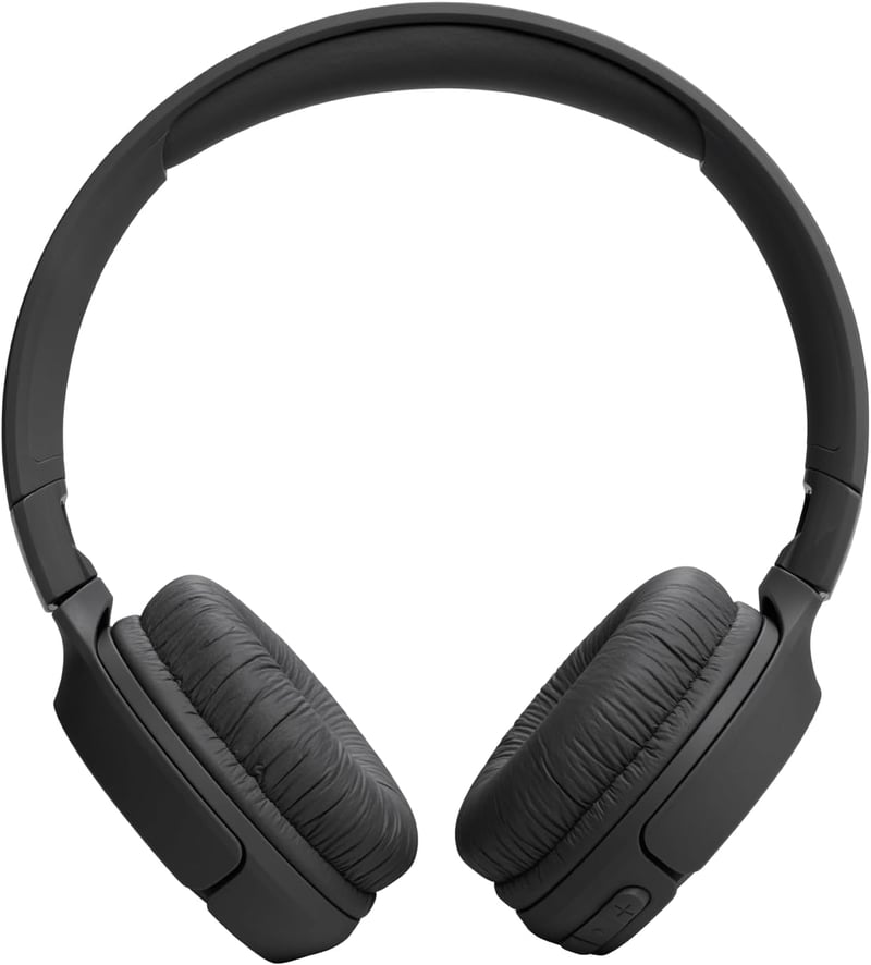 JBL Tune 520 BT Bluetooth fejhallgató, összecsukható, 57 órás akkumulátor, fekete - black