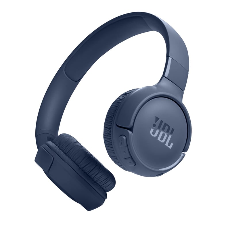 Bezdrôtové slúchadlá JBL Tune 520BT Bluetooth 5.3, modré – zvuk JBL Pure Bass, skladací dizajn, výdrž batérie 57 hodín