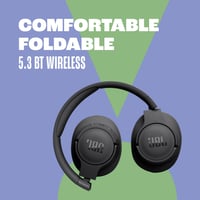 Bluetooth slúchadlá JBL Tune 720BT – JBL Pure Bass zvuk, 76-hodinová výdrž batérie, rýchle nabíjanie, skladací a ľahký dizajn – fialové 6