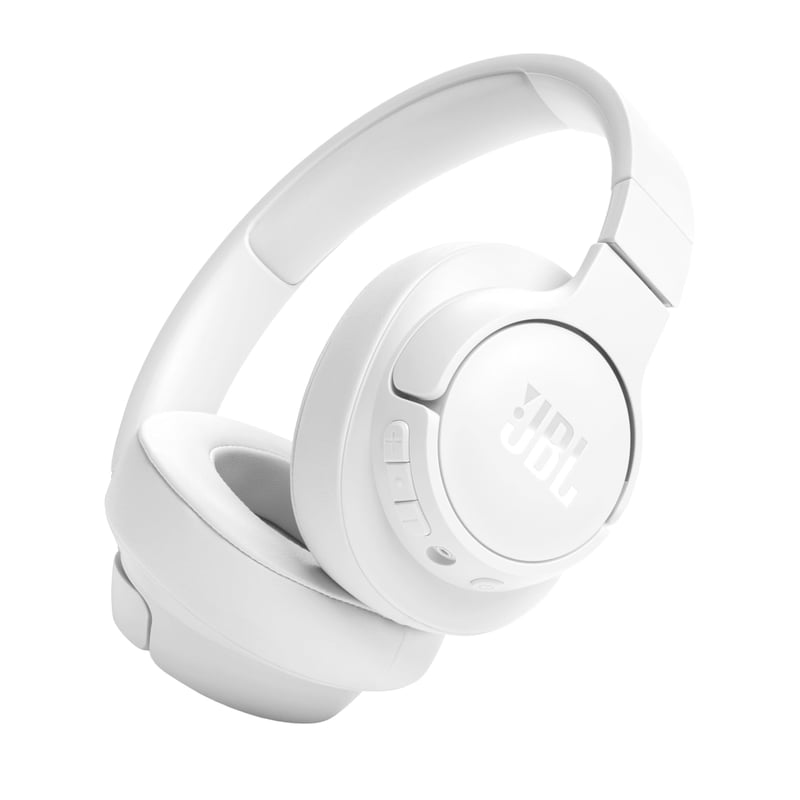 Căști Bluetooth JBL Tune 720BT – Sunet JBL Pure Bass, design ușor și pliabil, 76 de ore autonomie, alb