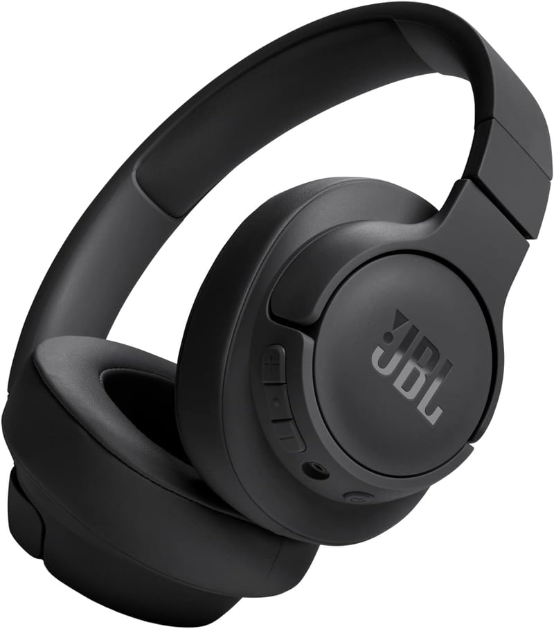 JBL Tune 720BT Bluetooth fejhallgató, 76 órás akkumulátorral - fekete