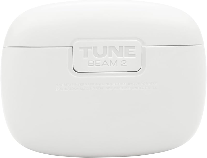 JBL Tune Beam 2 Bluetooth fülhallgató zajszűréssel, 48 órás akkumulátor, IP54 vízálló - 2-White, JBL Tune Beam 2