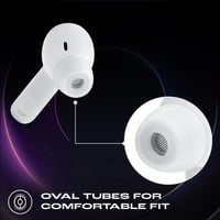 Bezdrôtové slúchadlá JBL Tune Beam s Bluetooth 5.3, aktívnym potlačením hluku, 48-hodinovou výdržou batérie a rýchlym nabíjaním, biele 10