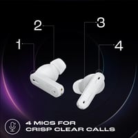 Bezdrôtové slúchadlá JBL Tune Beam s Bluetooth 5.3, aktívnym potlačením hluku, 48-hodinovou výdržou batérie a rýchlym nabíjaním, biele 7