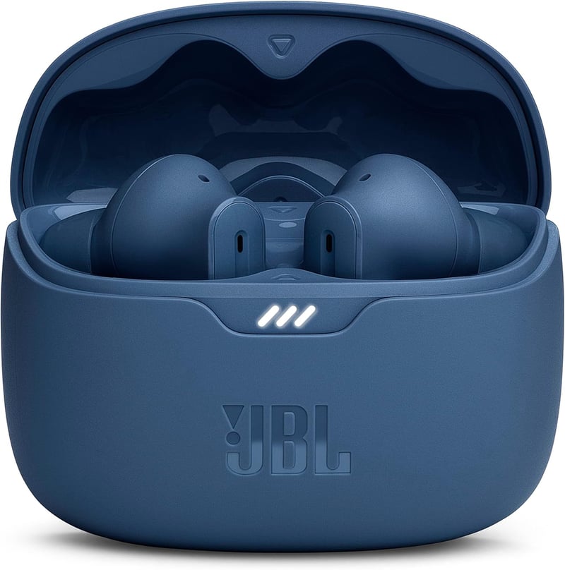 JBL Tune Beam vízálló vezeték nélküli fülhallgató zajszűréssel, kék - Single