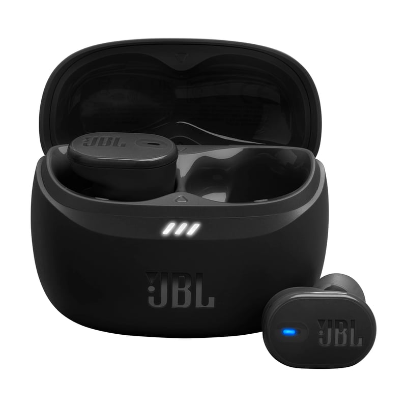 JBL Tune Buds 2 Bežične Bluetooth slušalice s potiskivanjem buke, 48 sati reprodukcije, IP54 vodootpornost, Multipoint, crne