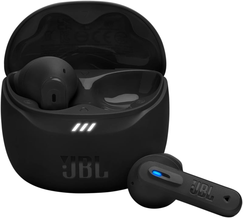 JBL Tune Flex 2 Bluetooth fülhallgató zajszűréssel, 48 órás játékidő, IP54 vízálló - Black, JBL Tune Flex 2