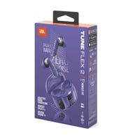 Bezdrôtové Bluetooth slúchadlá JBL Tune Flex Ghost 2 s potlačením hluku, 48 hodín prehrávania, odolnosť voči vode IP54, viacbodové pripojenie, Purple Ghost 8