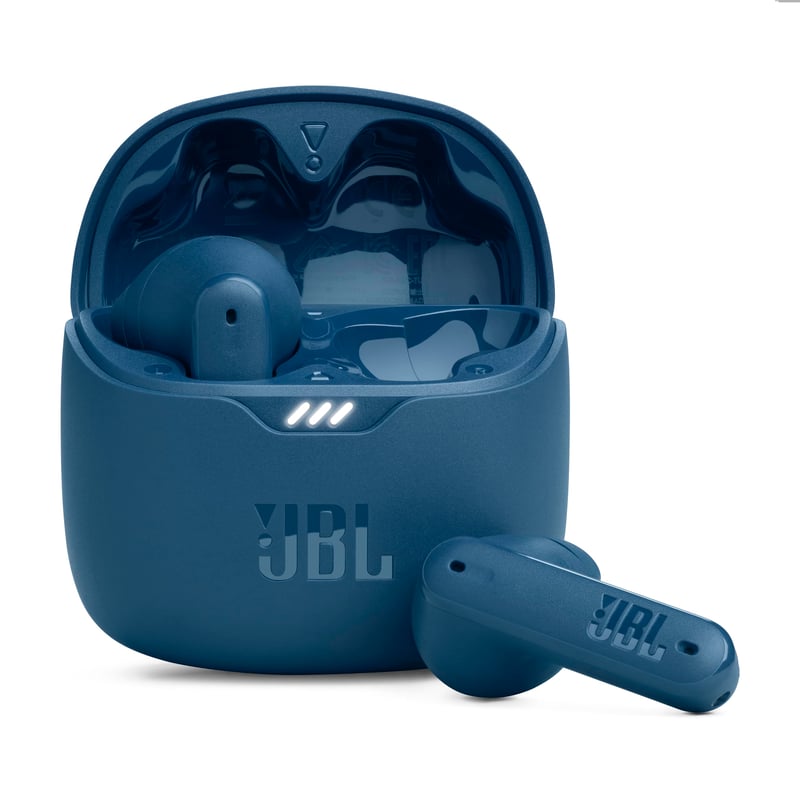 Bezdrôtové slúchadlá JBL Tune Flex TWS s potlačením hluku, vodoodolné, modré, True Wireless, výdrž batérie až 32 hodín