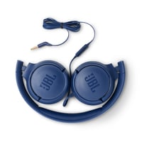 Káblové slúchadlá na uši JBL Tune500 modré – integrovaný mikrofón, 1-tlačidlový diaľkový ovládač, Alexa, 3,5 mm jack konektor 3