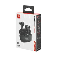 Bezdrôtové slúchadlá JBL Wave Beam True Wireless, čierne, odolnosť voči vode IP54, 32-hodinová výdrž batérie, Bluetooth, mikrofón, používané 8
