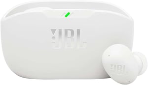 Bežične Bluetooth slušalice JBL Wave Buds 2, IP54, 40 sati - bijele