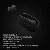 JBL Wave Buds 2 vezeték nélküli Bluetooth fülhallgató, IP54, 40 óra - fehér 5