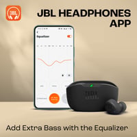 Bezdrôtové slúchadlá JBL Wave Buds do uší s odolnosťou proti vode IP54 a IPX2, silnými basmi a 32-hodinovou výdržou batérie – čierne 4