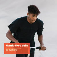Bezdrôtové slúchadlá JBL Wave Flex s odolnosťou voči vode IP54 a IPX2, technológiami TalkThru a AmbientAware, 32-hodinovou výdržou batérie, čierne 10