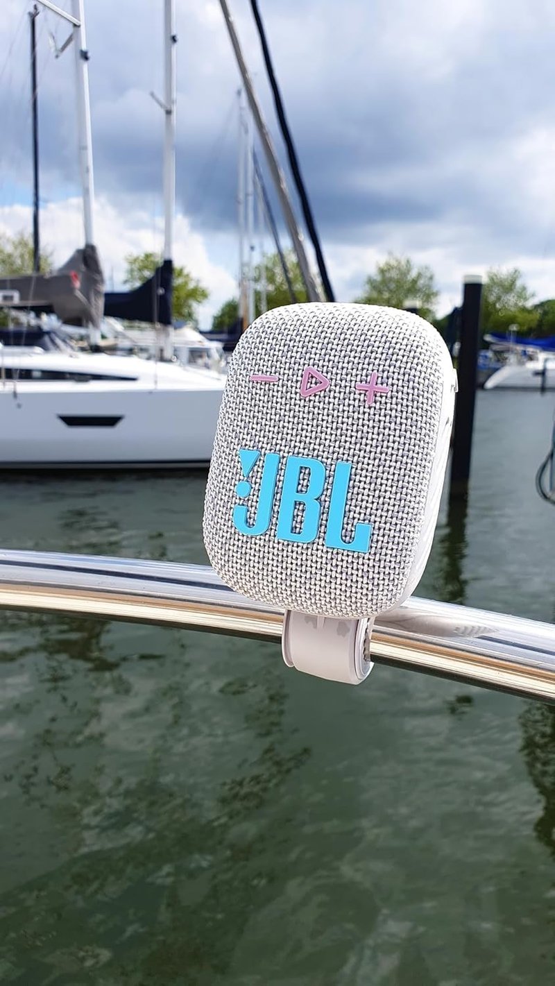 JBL Wind 3S szürke hordozható Bluetooth hangszóró, IP67 vízálló, 5W, 5 óra akkumulátor - grey