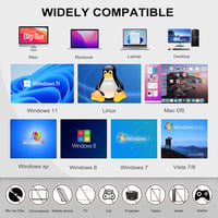 JBonest külső CD DVD meghajtó USB 3.0 Type-C, hordozható író +/-RW, laptophoz asztalihoz MacBookhoz Windows Linux Mac OS 5