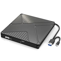 JBonest vanjski CD/DVD pogon USB 3.0 Type-C, prijenosni RW snimač 1