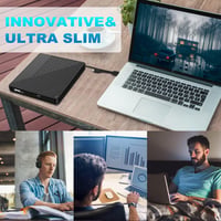 JBonest USB 3.0 külső DVD/CD meghajtó Type-C, SD/TF kártyaolvasó, hordozható írható 7