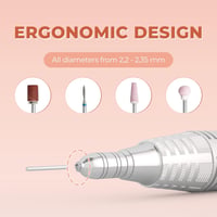 JCMASTER TouchPro+ Elektromos Körömcsiszoló 35000 RPM Gél és Akrilfesték Körömhöz Professzionális Szett 5