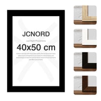 JCNORD MDF okvir za slike s akrilnim staklom - crni - 40x50 cm 1