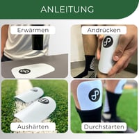 JDP Premium Schienbeinschoner Foci Lábszárvédő Férfi Női Gyerek Állítható - White 6
