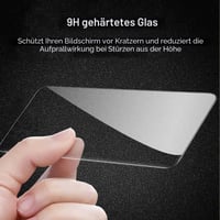 Husă JDXHFF Albastră pentru Motorola Moto G35 5G (6,72") + 1 x Folie de protecție din sticlă securizată 9