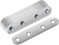 Jeboler Rozsdamentes Lapos Összekötő 10db 100x16mm Fém Csatlakozó Lemez 1