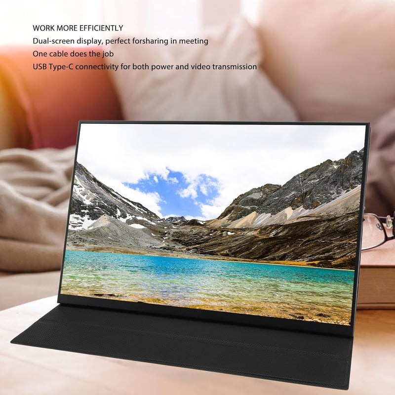 Jectse 18" Érintőképernyős Hordozható Monitor 2.5K IPS 2560x1600 Felbontással - Type-C HDMI Csatlakozás, HDR Szemkímélő Kijelző Laptophoz, X